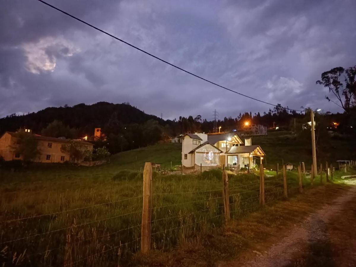 Cabana El Encanto De Alu Paipa Εξωτερικό φωτογραφία
