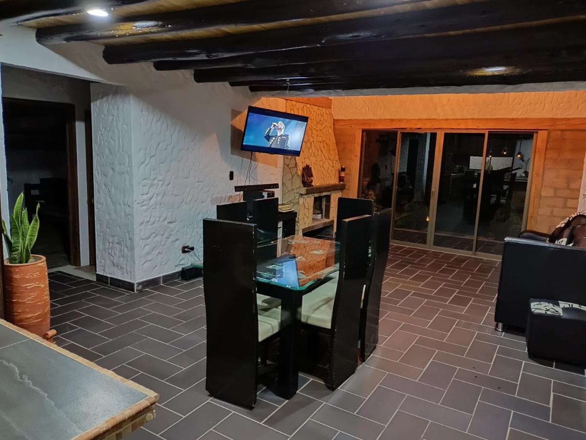 Cabana El Encanto De Alu Paipa Εξωτερικό φωτογραφία